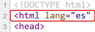 etiqueta html lang